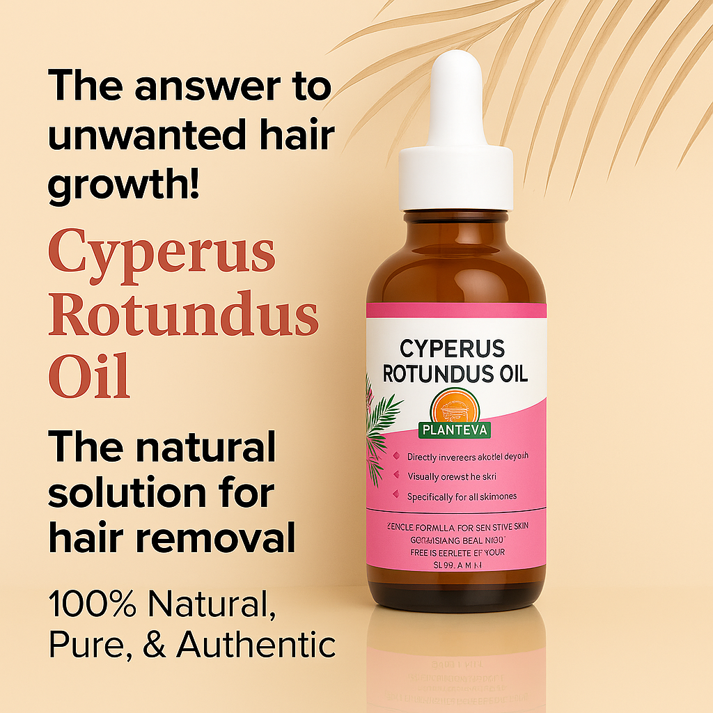 PLANTEVA™ Cyperus Rotundus – Root-Targeting Hair Reduction Serum