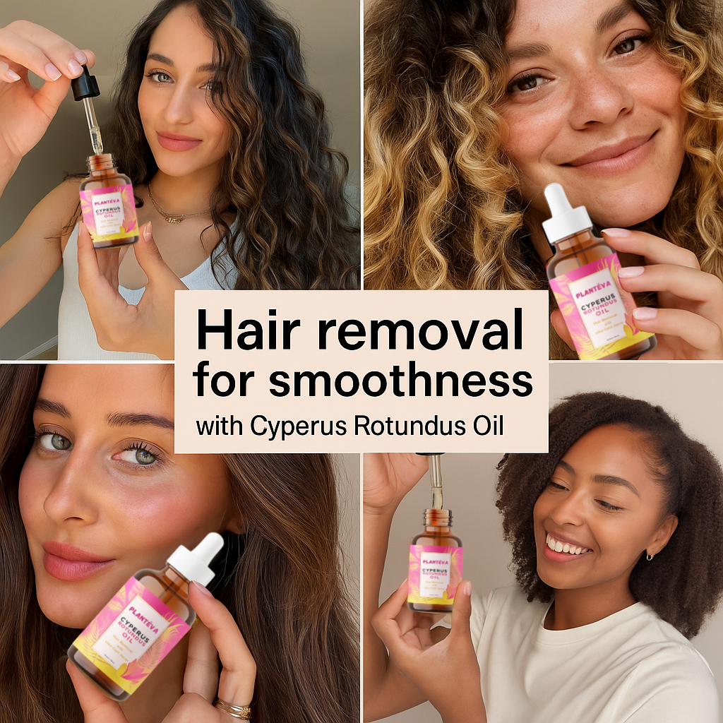 PLANTEVA™ –  Cyperus Rotundus Oil – Hair Reduction Oil