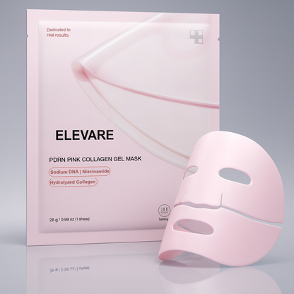 PDRN Infused Pink Collagen Gel Mask - Pack of 4