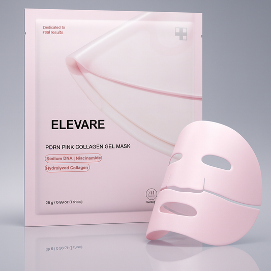 PDRN Infused Pink Collagen Gel Mask - Pack of 4